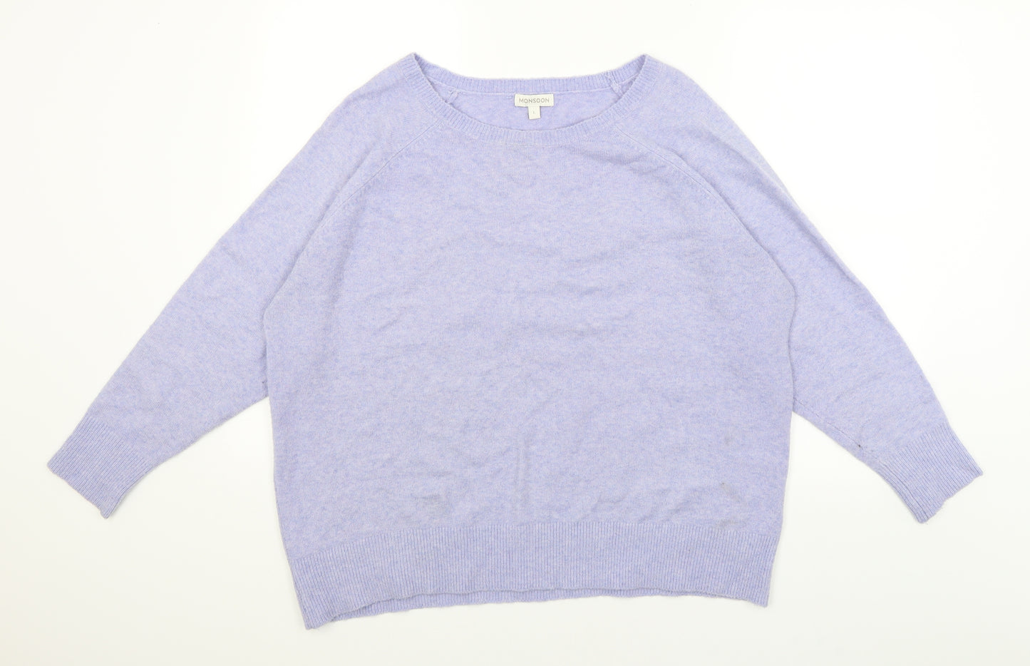 Monsoon Womens Purple   Pullover Jumper Size L
