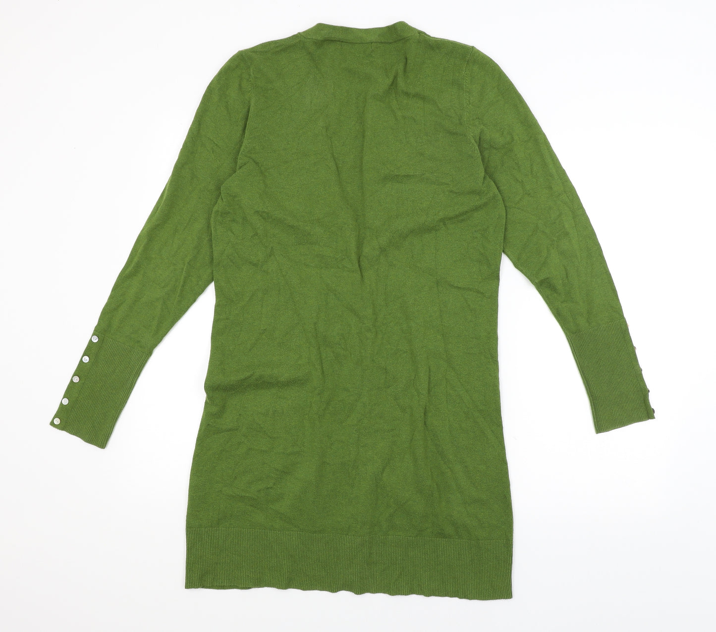 Kersh Essentials Womens Green   Cardigan Jumper Size L