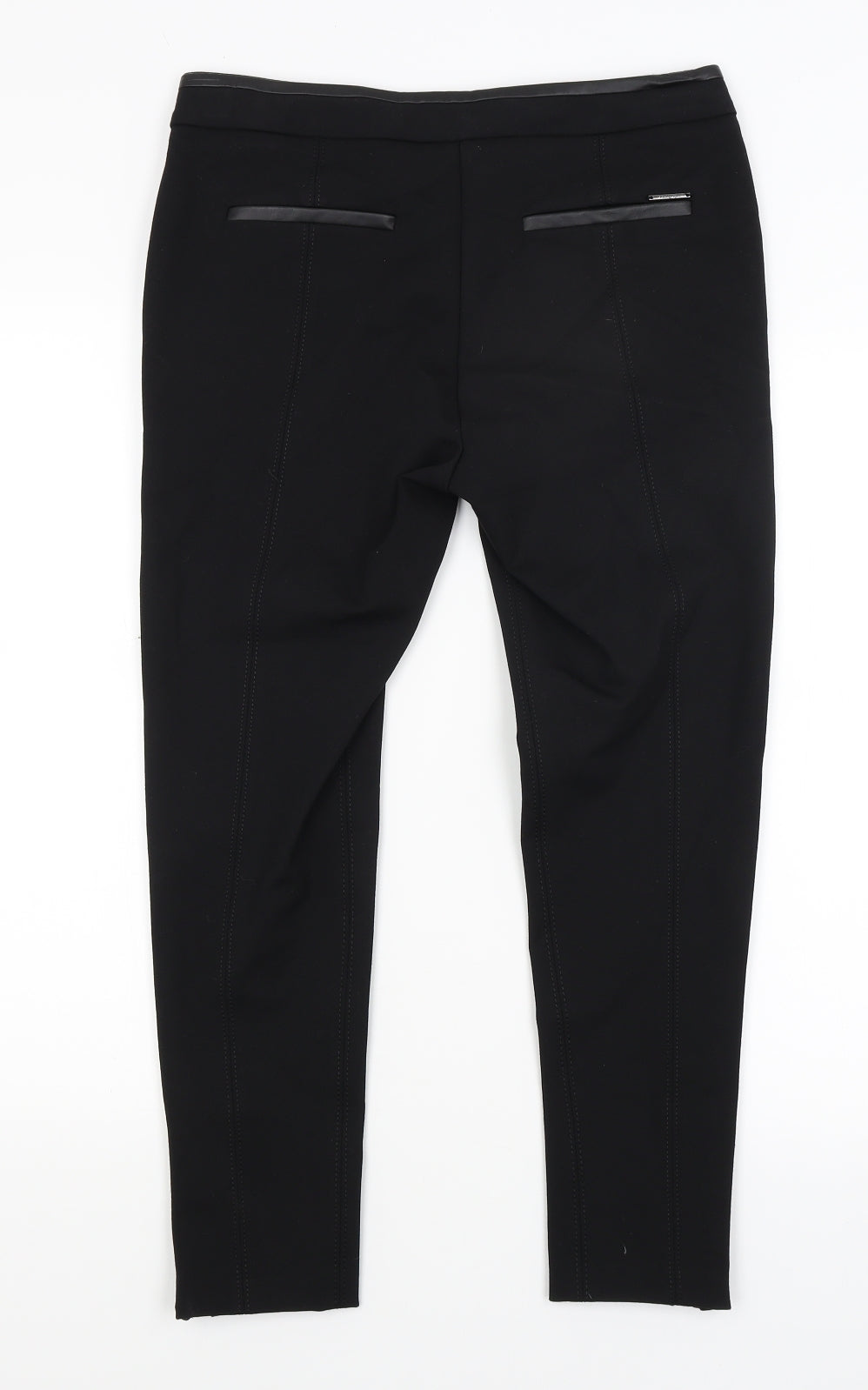 Autograph Womens Black   Trousers  Size 10 L25.5 in