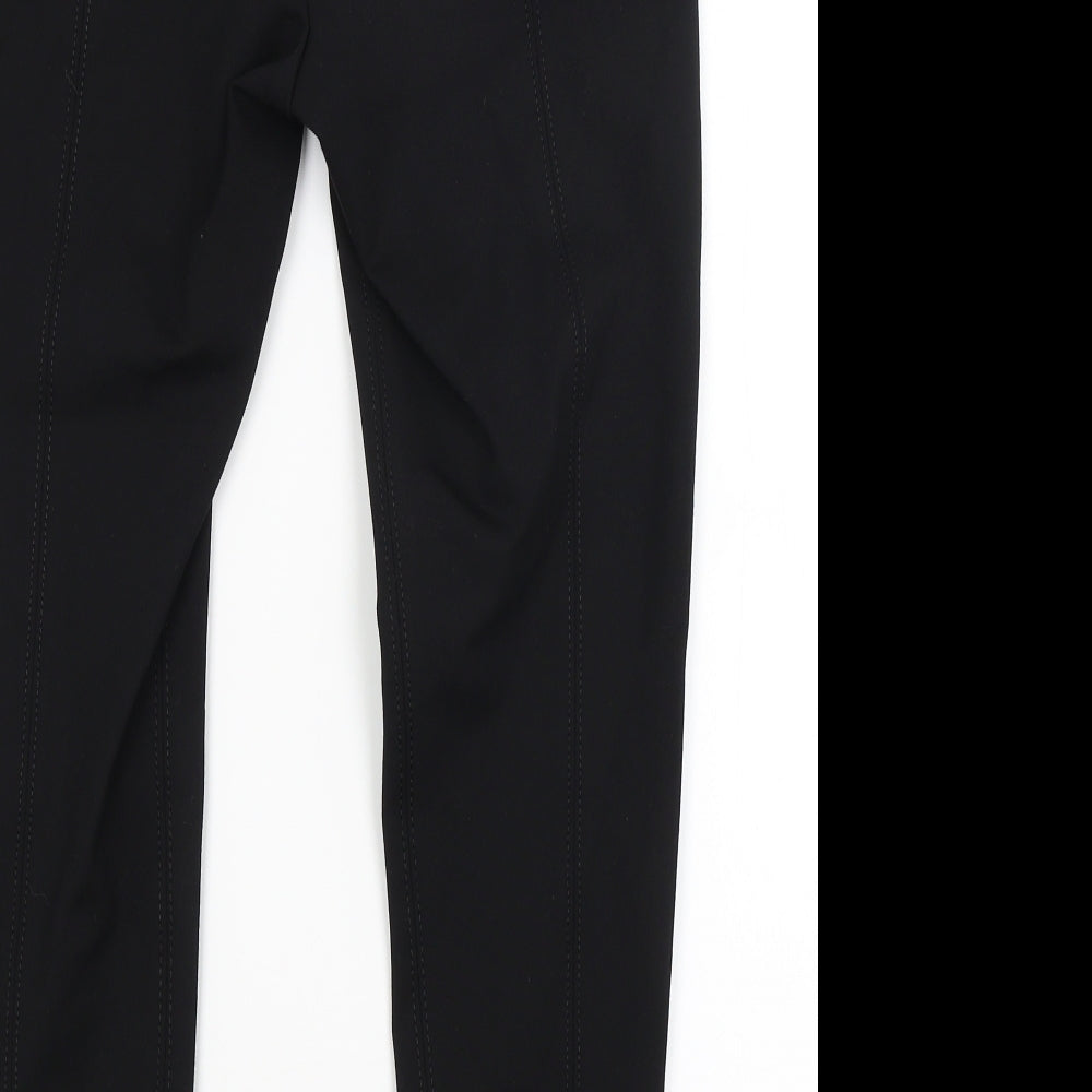 Autograph Womens Black   Trousers  Size 10 L25.5 in