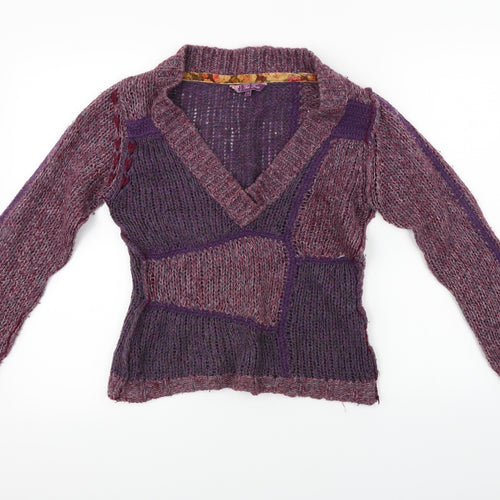 Fat Face  Womens Purple   Pullover Jumper Size 14