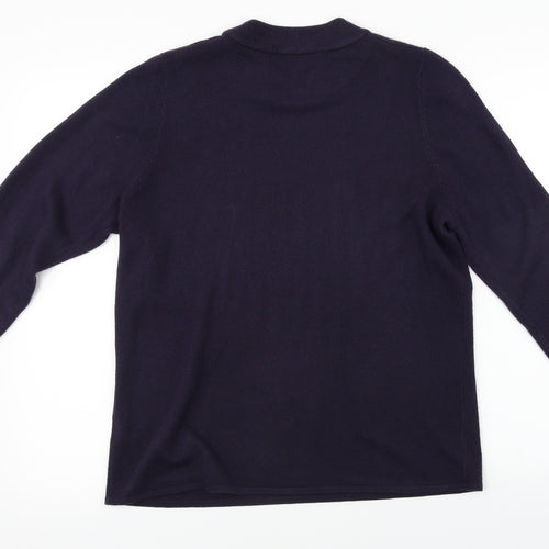 love knitwear   Womens Purple   Pullover Jumper Size 14