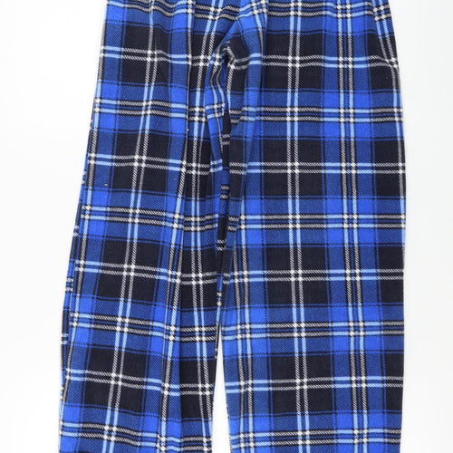 F&F  Mens Blue Check  Trousers  Size S L28 in