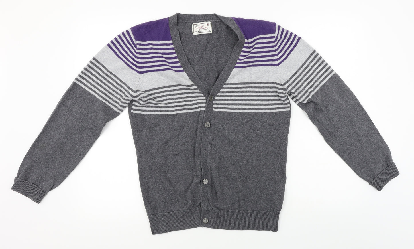 original knitwear  Womens Grey   Cardigan Jumper Size M