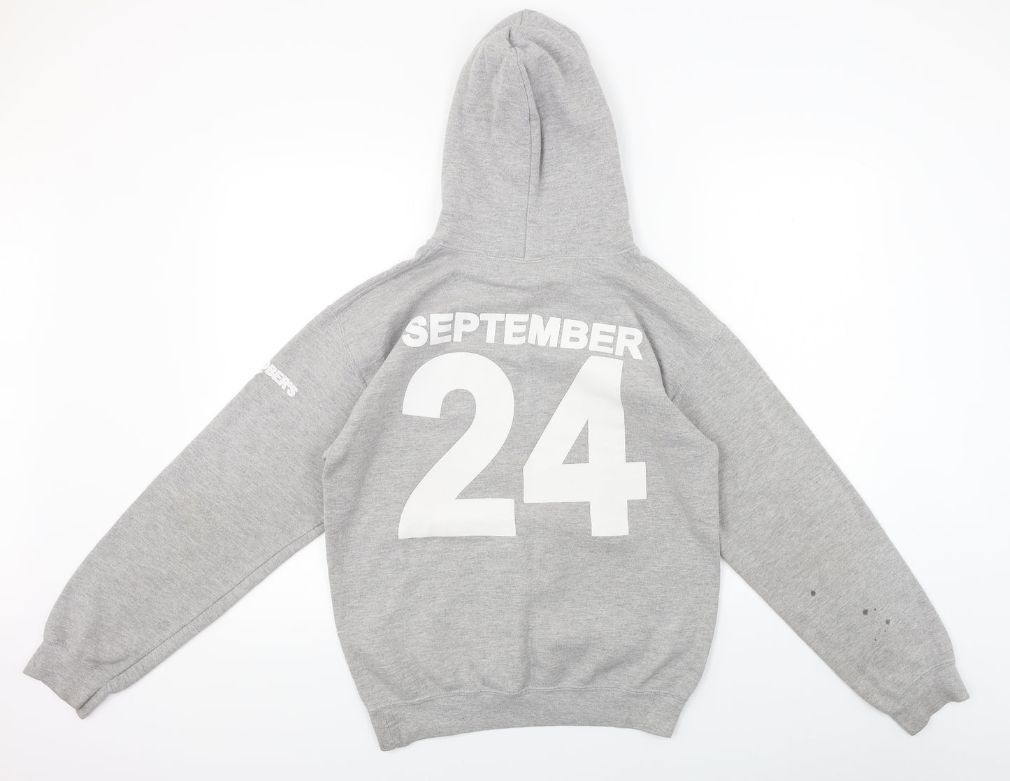 Gildan  Mens Grey   Pullover Hoodie Size S