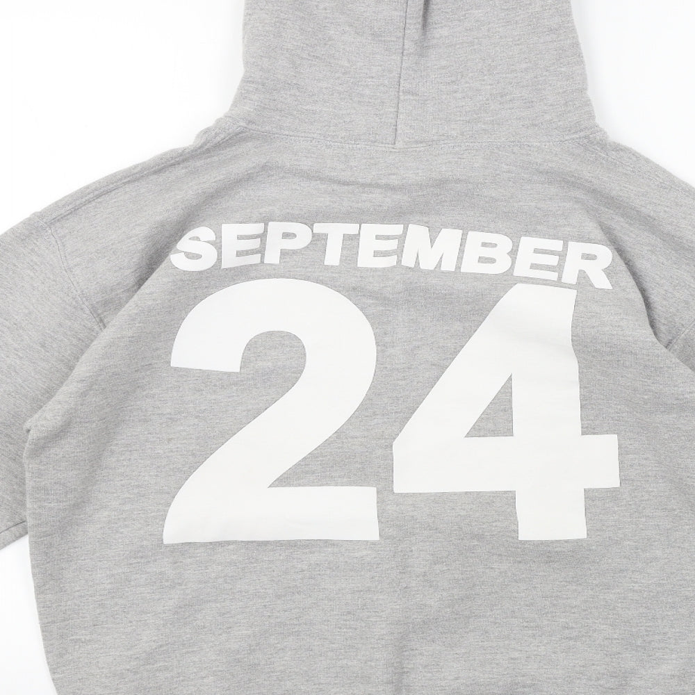 Gildan  Mens Grey   Pullover Hoodie Size S