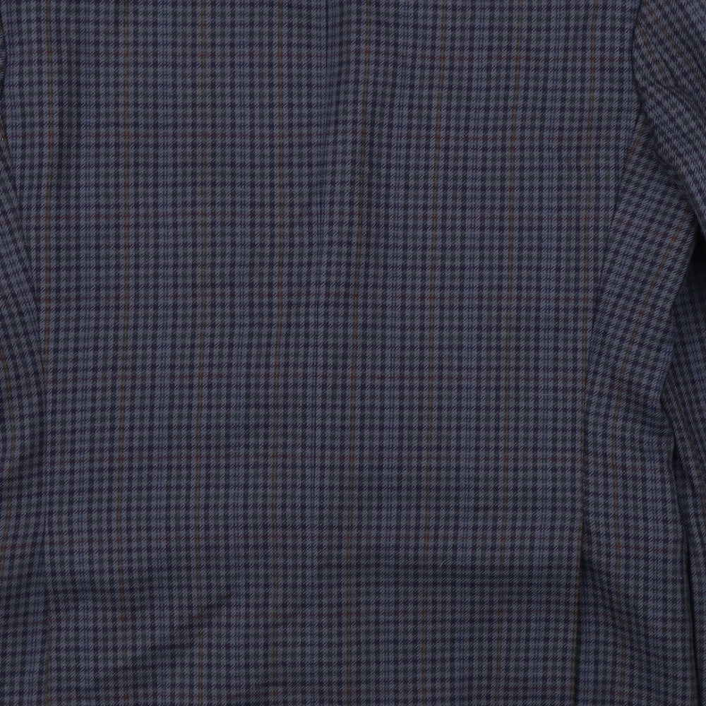Marks and Spencer  Mens Blue Check  Jacket Blazer Size 40