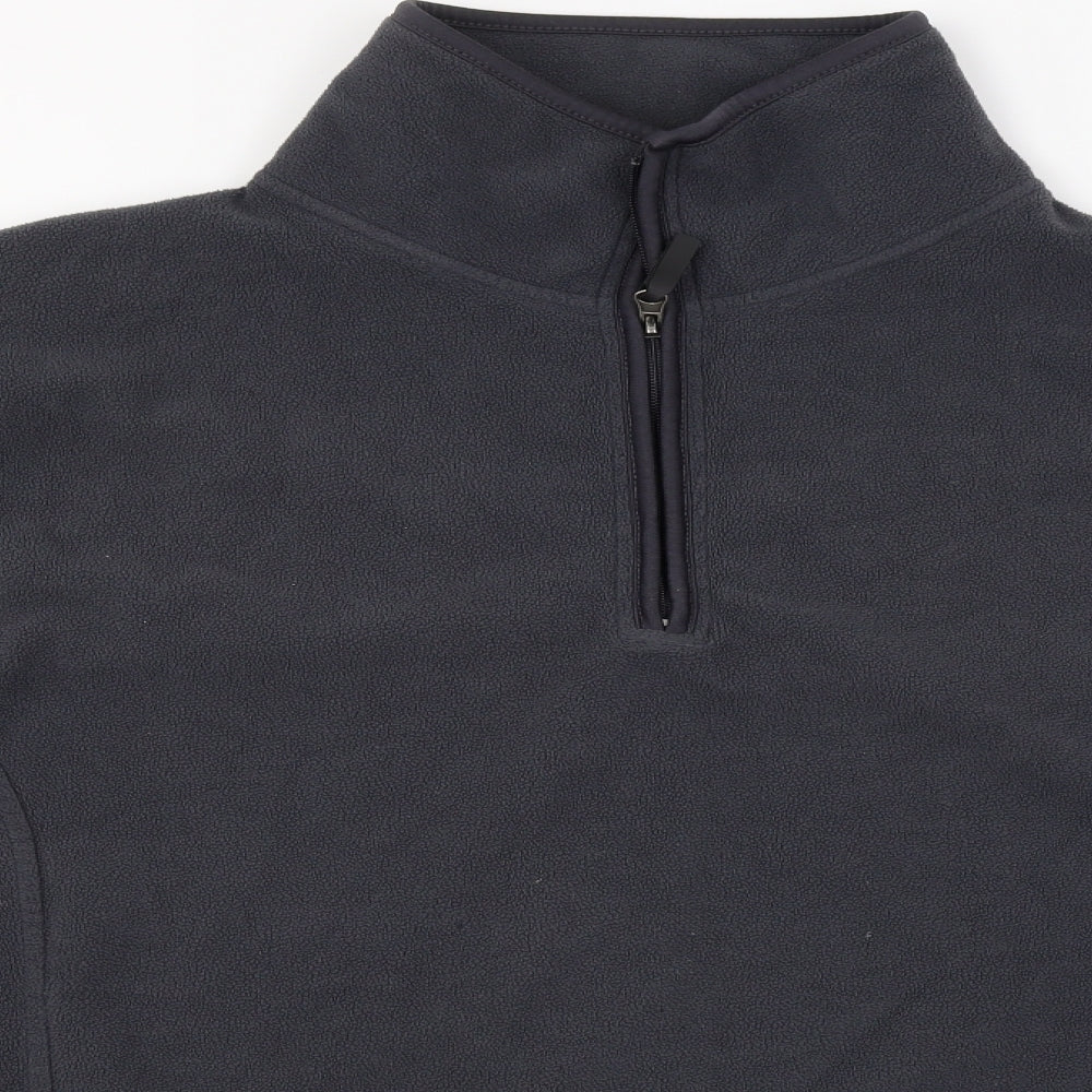 Active  Mens Grey   Henley Jumper Size XL