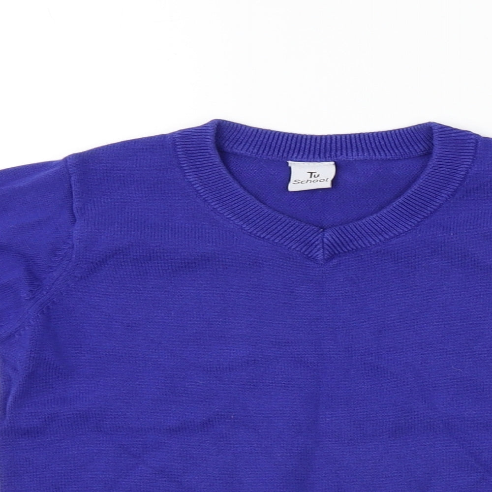 TU Boys Blue   Pullover Jumper Size 4 Years