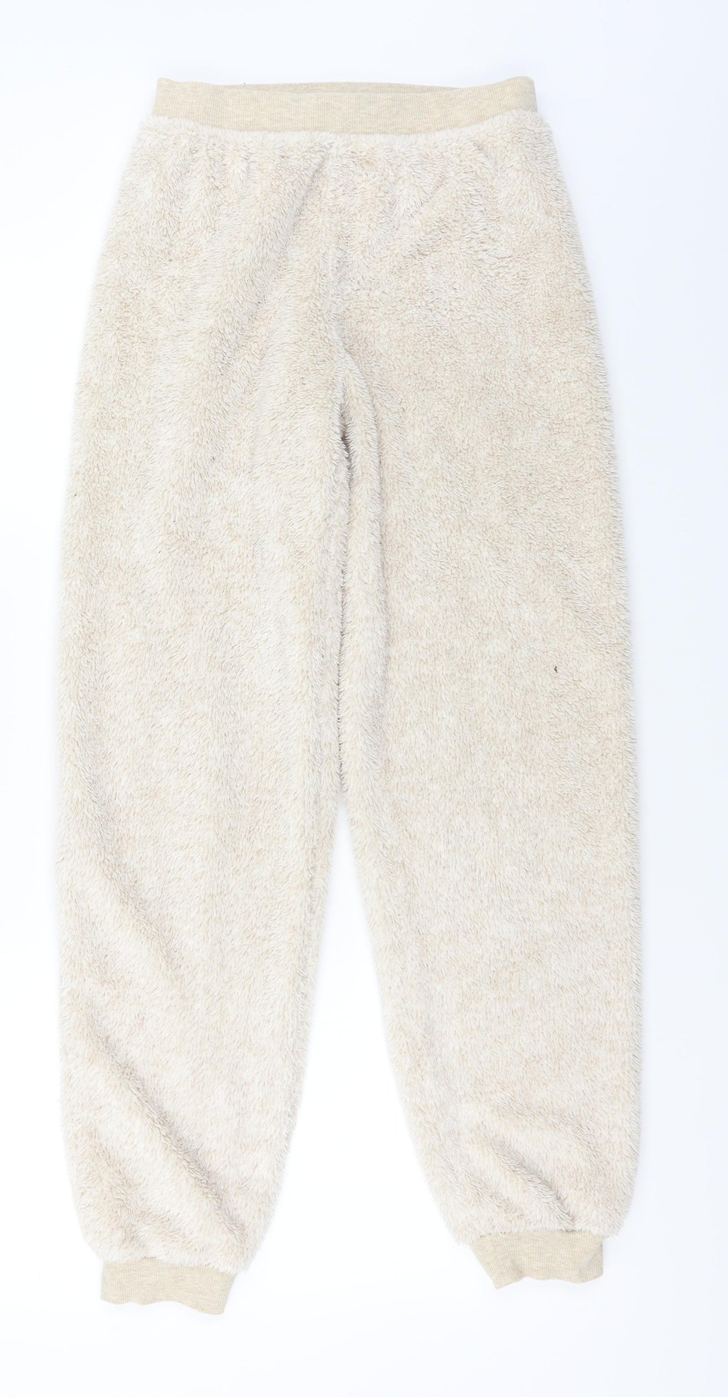 Marks and Spencer  Womens Beige   Sweatpants Trousers Size 8 L25 in