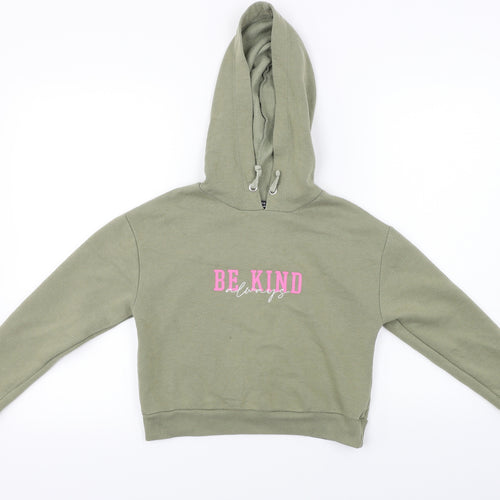 New Look  Girls Green   Pullover Hoodie Size 10-11 Years