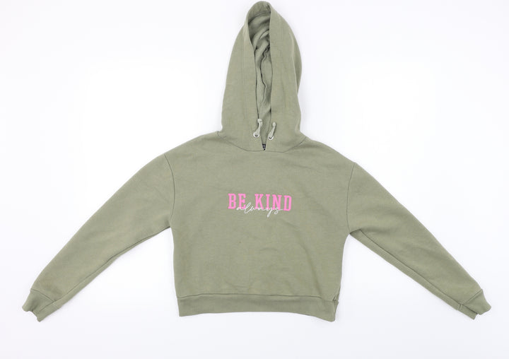 New Look  Girls Green   Pullover Hoodie Size 10-11 Years
