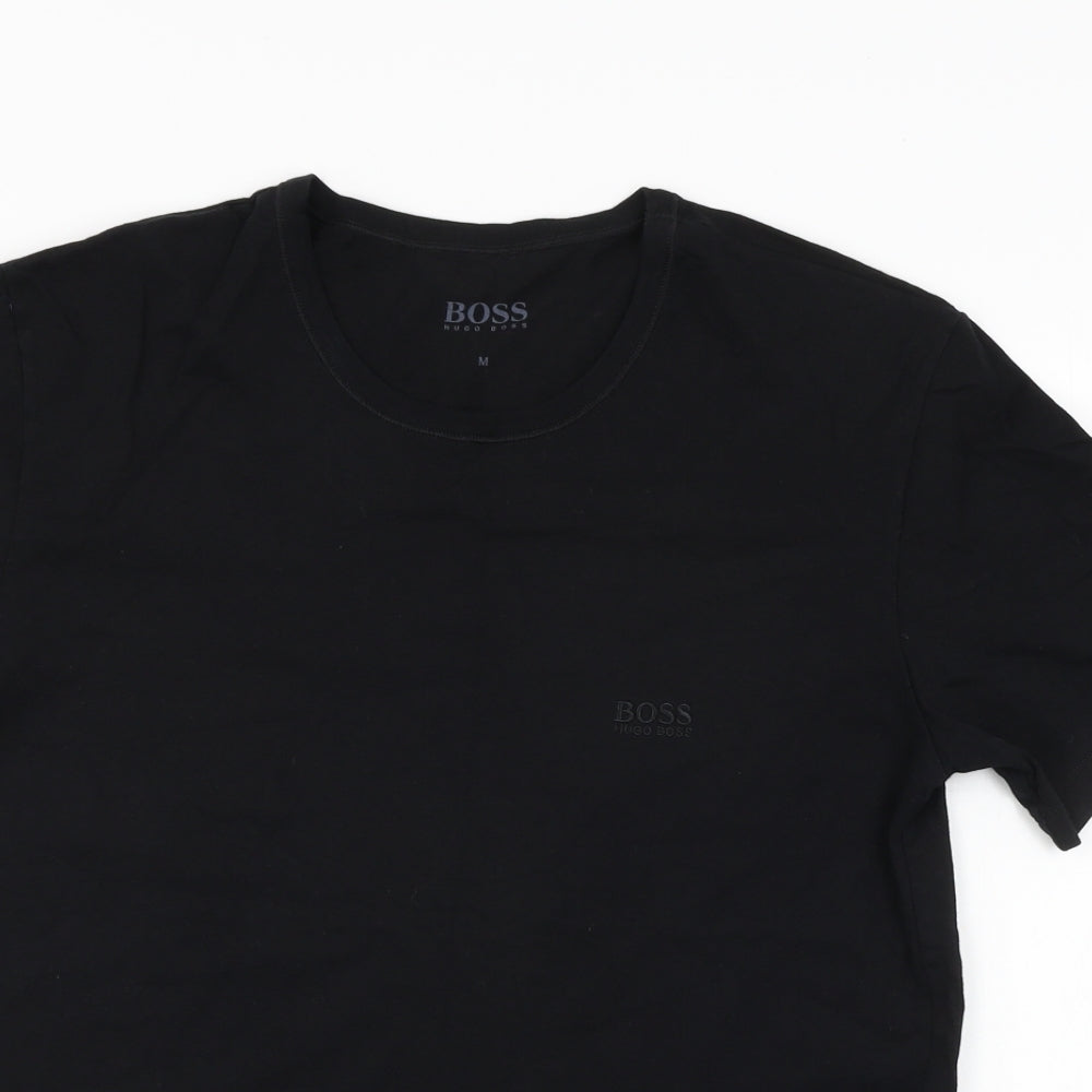 HUGO BOSS  Mens Black    T-Shirt Size M