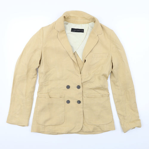 Zara Womens Beige   Jacket Blazer Size S