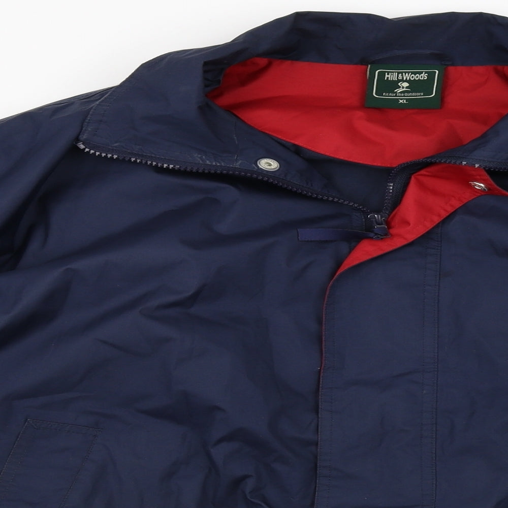 hill&woods Womens Blue   Jacket Coat Size XL