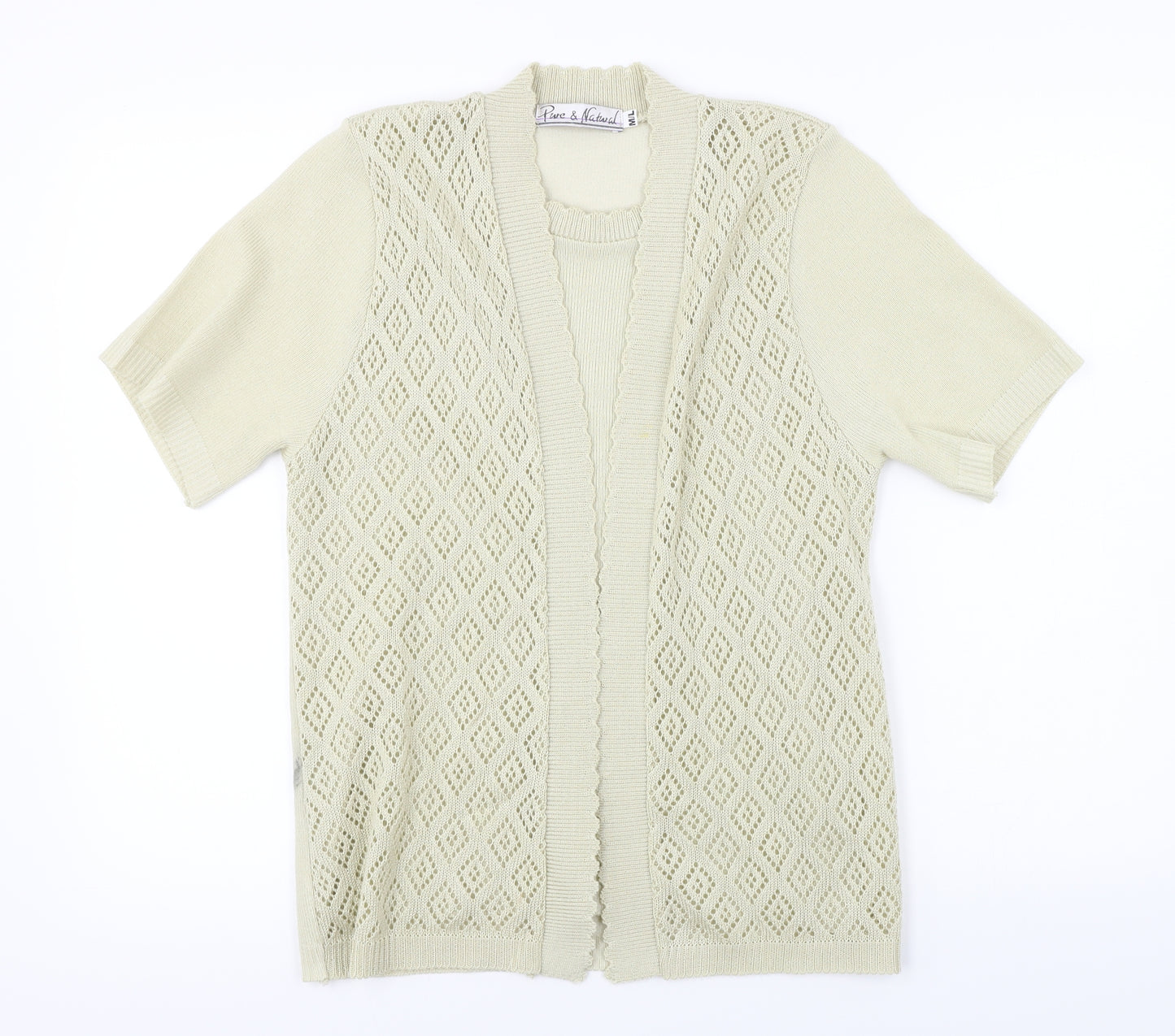 Pure & Natural  Womens Beige   Pullover Jumper Size M
