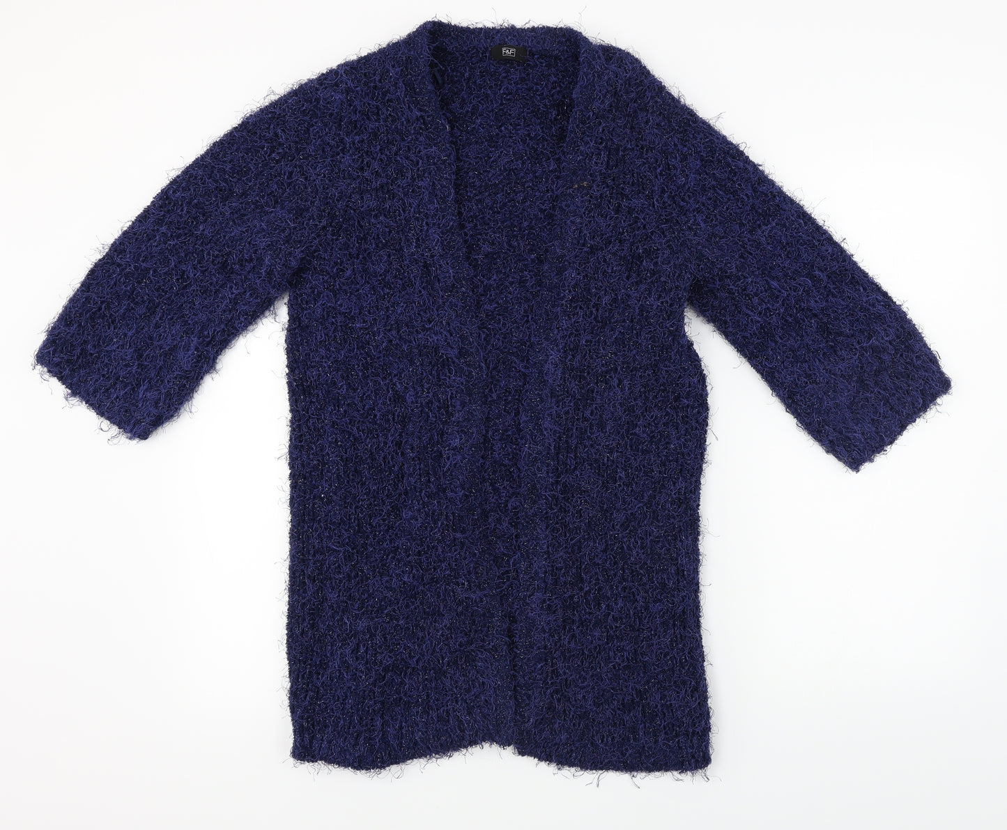 F&F  Womens Blue   Cardigan Jumper Size 10