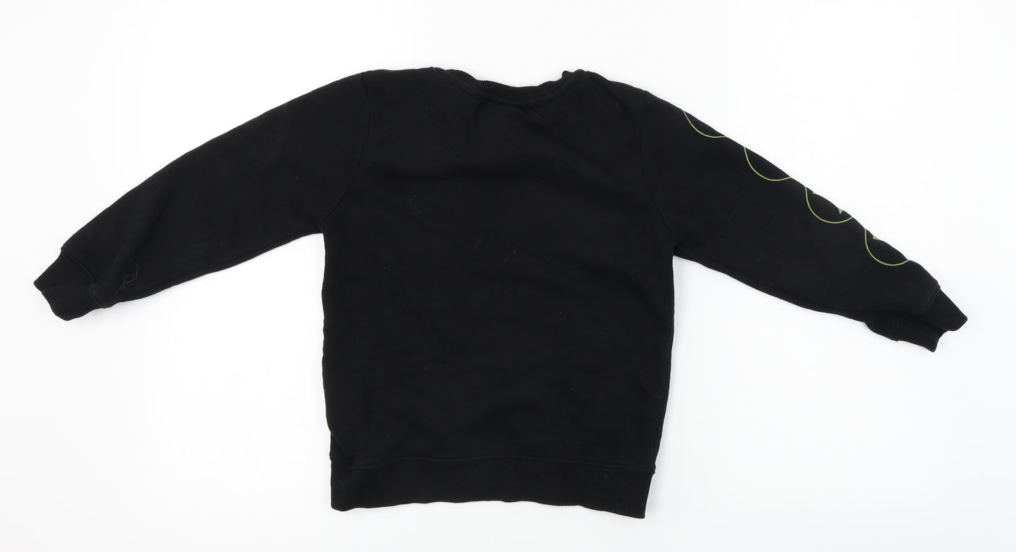 George Boys Black   Pullover Jumper Size 6-7 Years