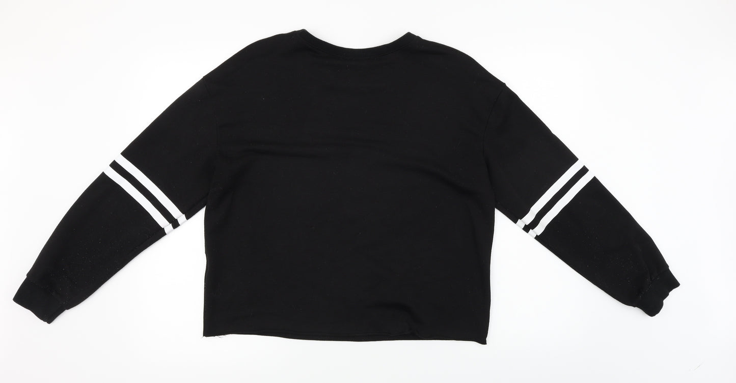 SheIn Womens Black   Pullover Jumper Size M