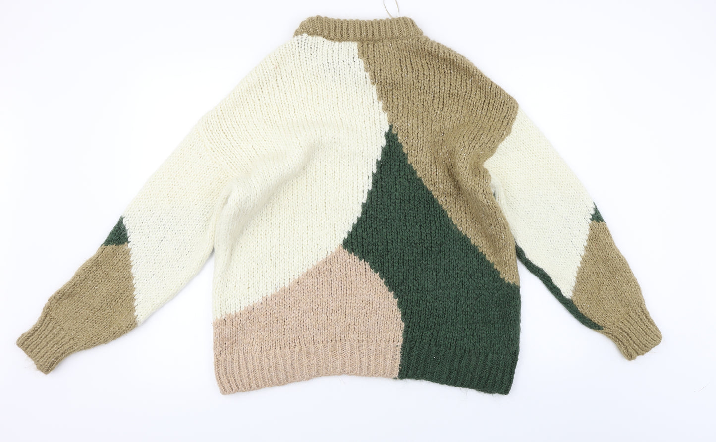 Zara Womens Ivory   Pullover Jumper Size M