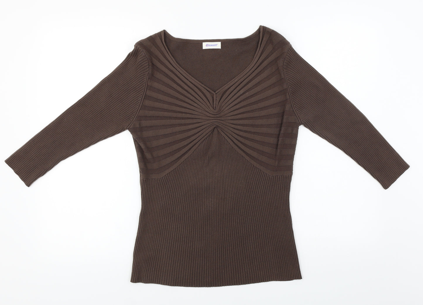 Damart  Womens Brown   Pullover Jumper Size 14