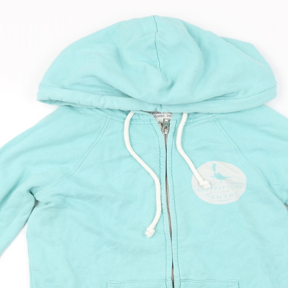 Jack Wills  Womens Blue   Full Zip Hoodie Size 8