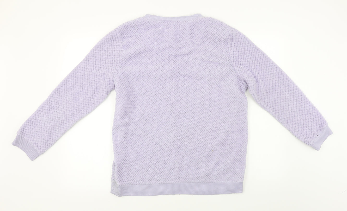 love to lounge     Womens Purple Houndstooth  Pullover Jumper Size L