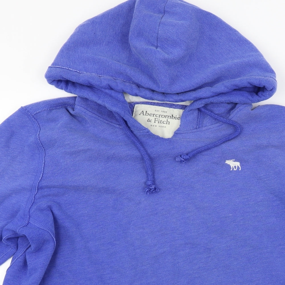 Abercrombie & Fitch  Womens Blue   Pullover Hoodie Size L