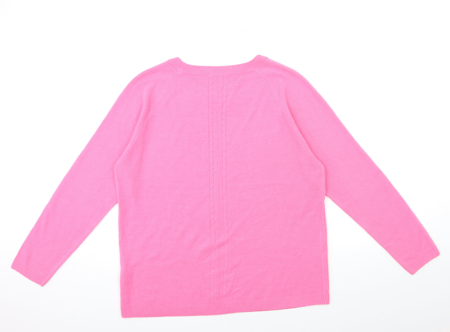 TU Womens Pink  Knit Pullover Jumper Size 20