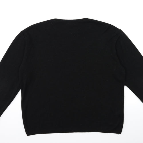 Boohoo Mens Red  Knit Pullover Jumper Size L