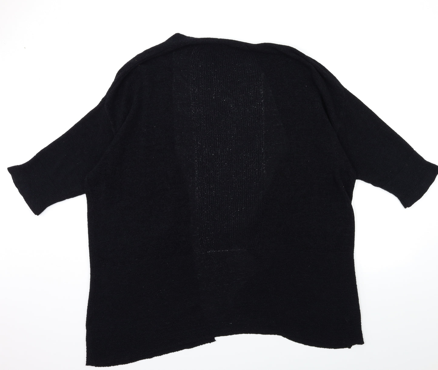 Evans Womens Black  Knit Cardigan Jumper Size 14
