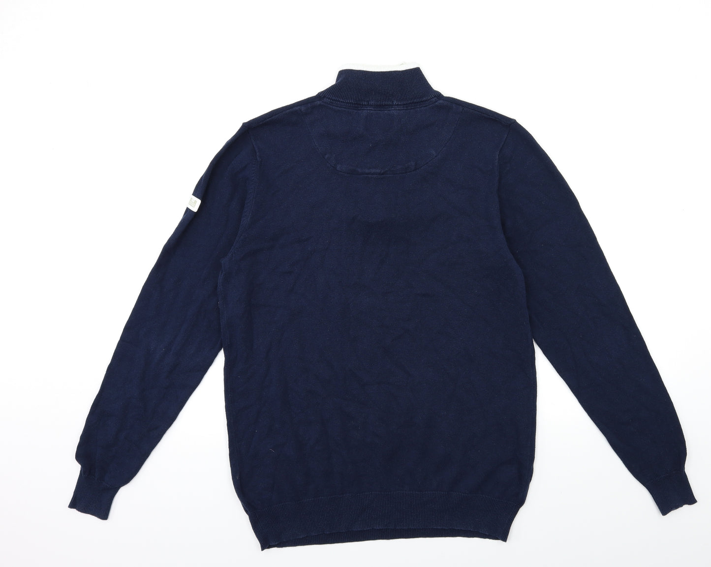 Weekend Offender Mens Blue  Knit Pullover Jumper Size M