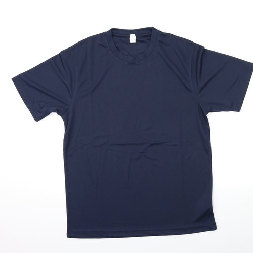 Preworn Mens Blue    T-Shirt Size M