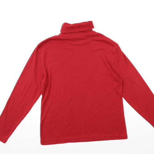 Emerco Womens Red   Basic T-Shirt Size 14