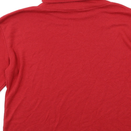 Emerco Womens Red   Basic T-Shirt Size 14