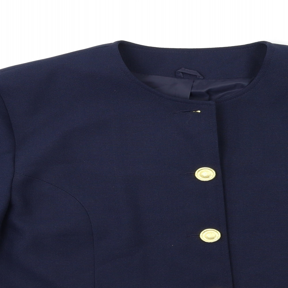 Preworn Womens Blue   Jacket  Size 14