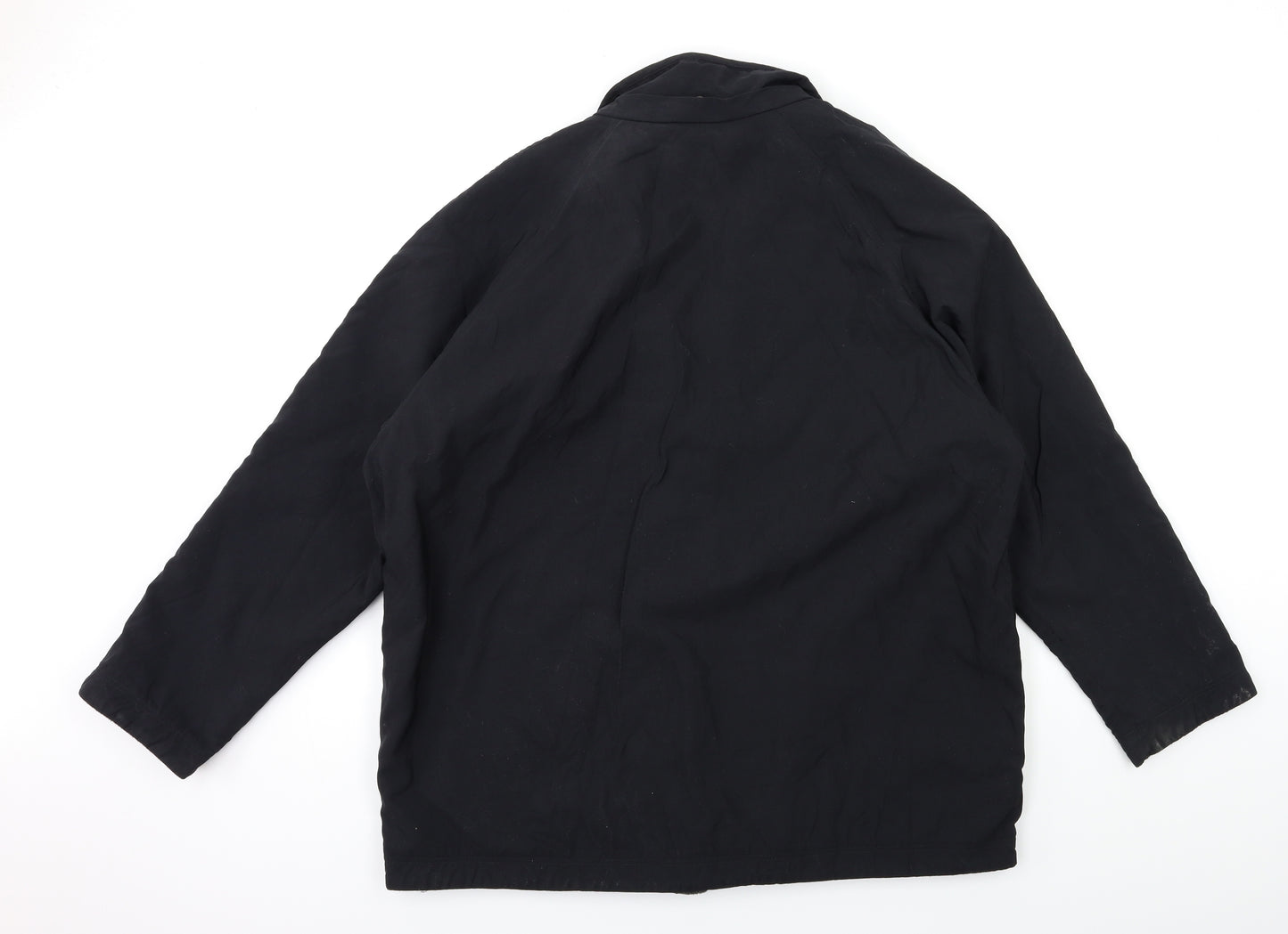 Marks and Spencer Womens Black   Jacket Coat Size 16  - Reversible