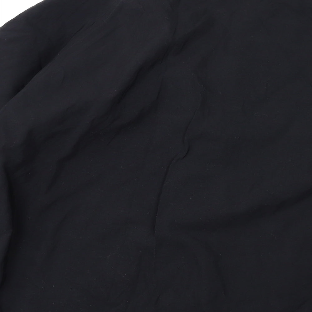 Marks and Spencer Womens Black   Jacket Coat Size 16  - Reversible