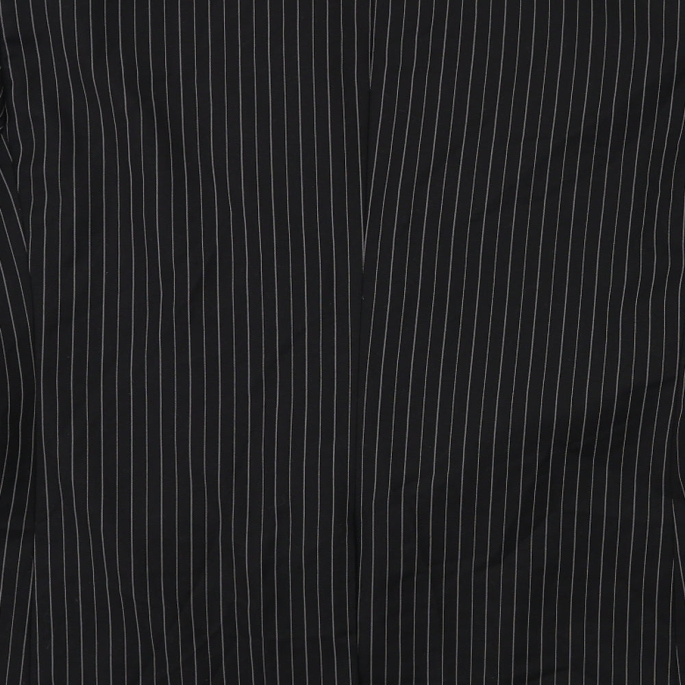 NEXT Mens Black Striped  Jacket Suit Jacket Size 42