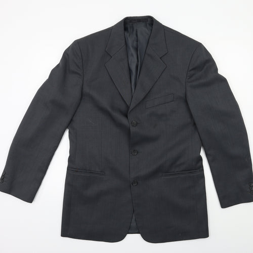ZANTOS Mens Green   Jacket Suit Jacket Size 38