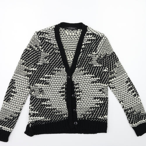 DOROTHY PER' Womens White  Knit Cardigan Jumper Size 12