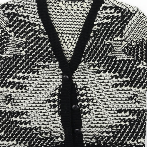 DOROTHY PER' Womens White  Knit Cardigan Jumper Size 12