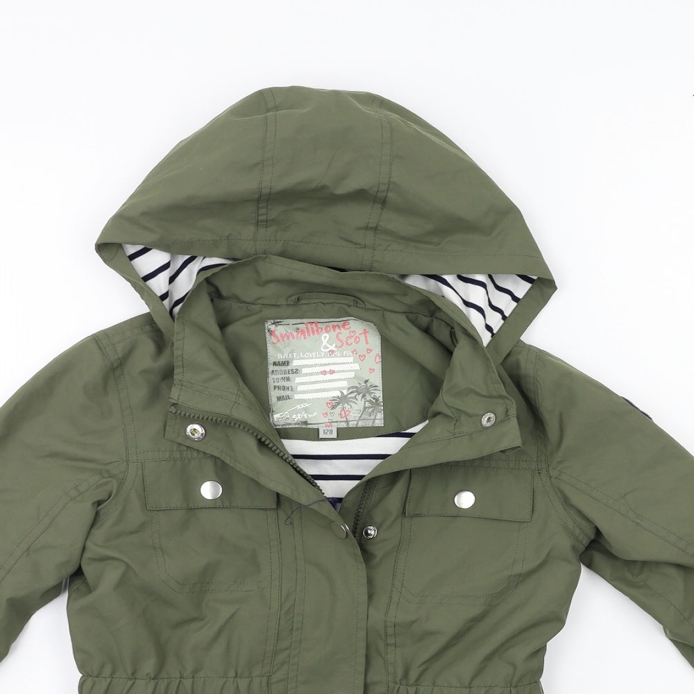 SMALIBONE Girls Grey   Parka Coat Size 8-9 Years