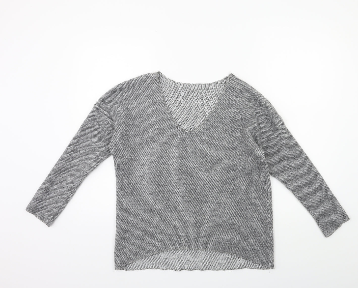 Preworn Womens Grey  Knit Pullover Jumper Size M