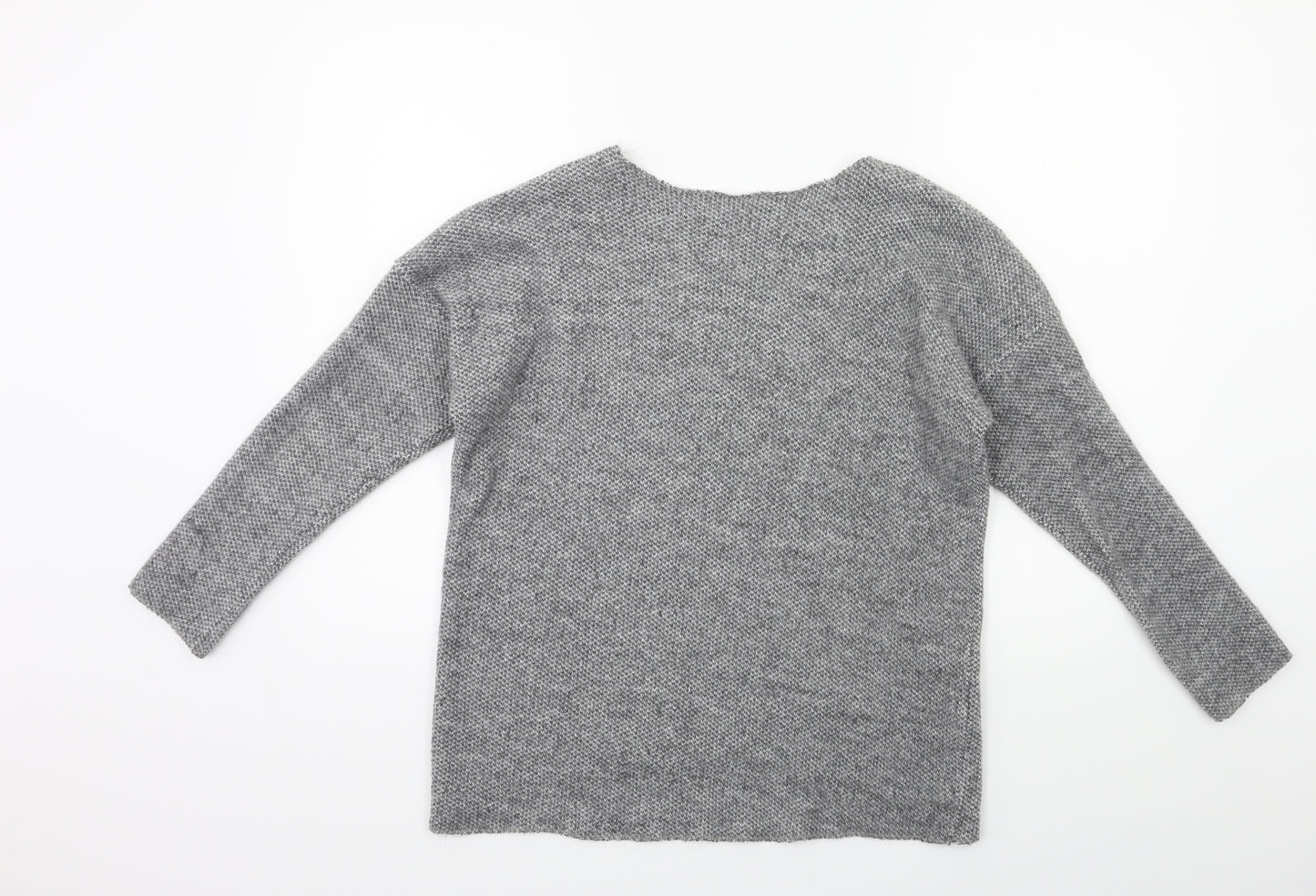 Preworn Womens Grey  Knit Pullover Jumper Size M
