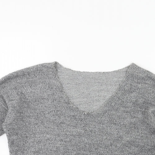Preworn Womens Grey  Knit Pullover Jumper Size M