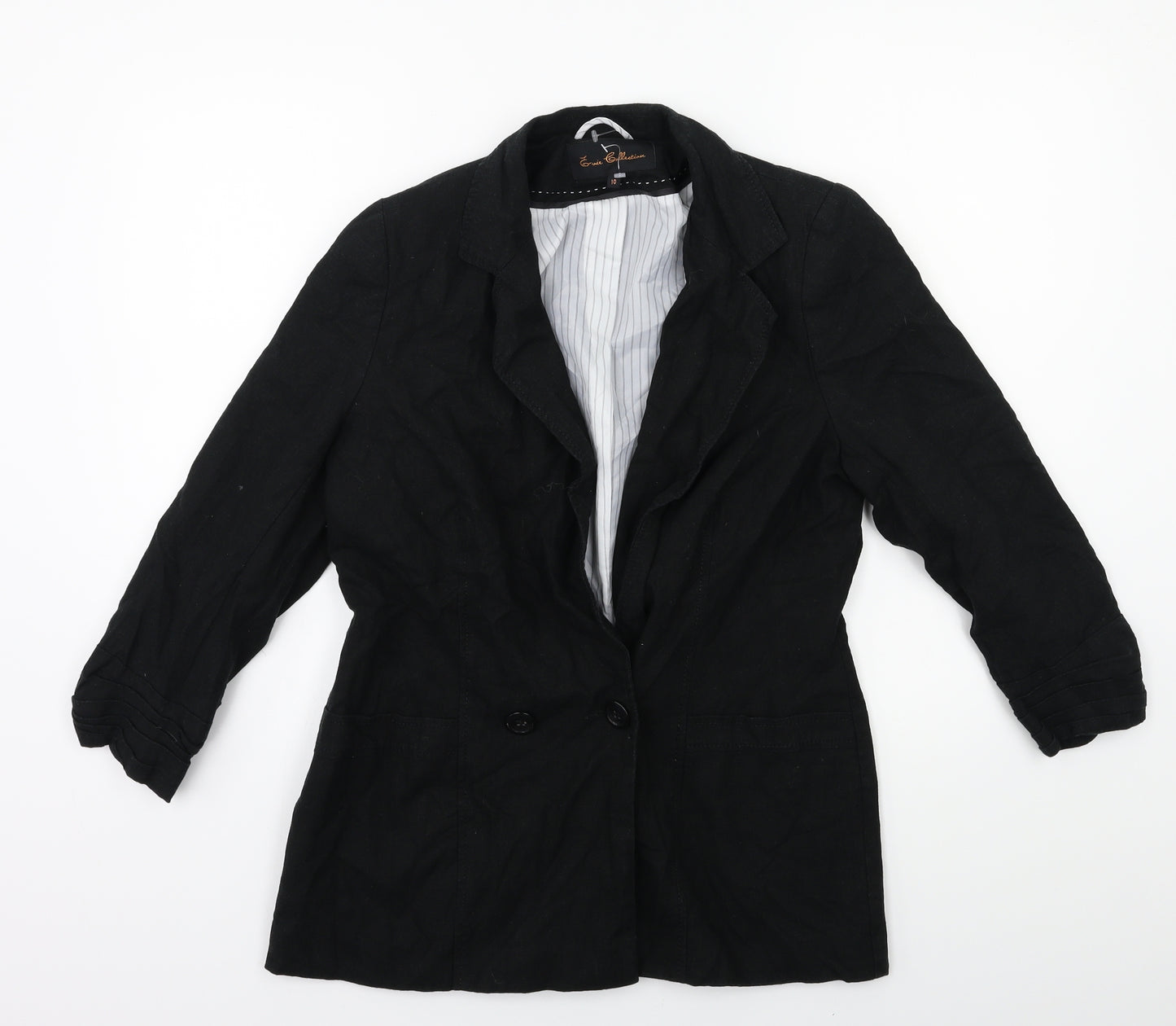 EVIE Womens Black   Jacket Blazer Size 10