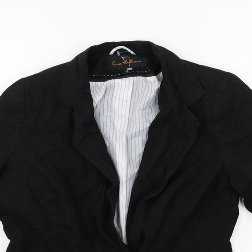 EVIE Womens Black   Jacket Blazer Size 10