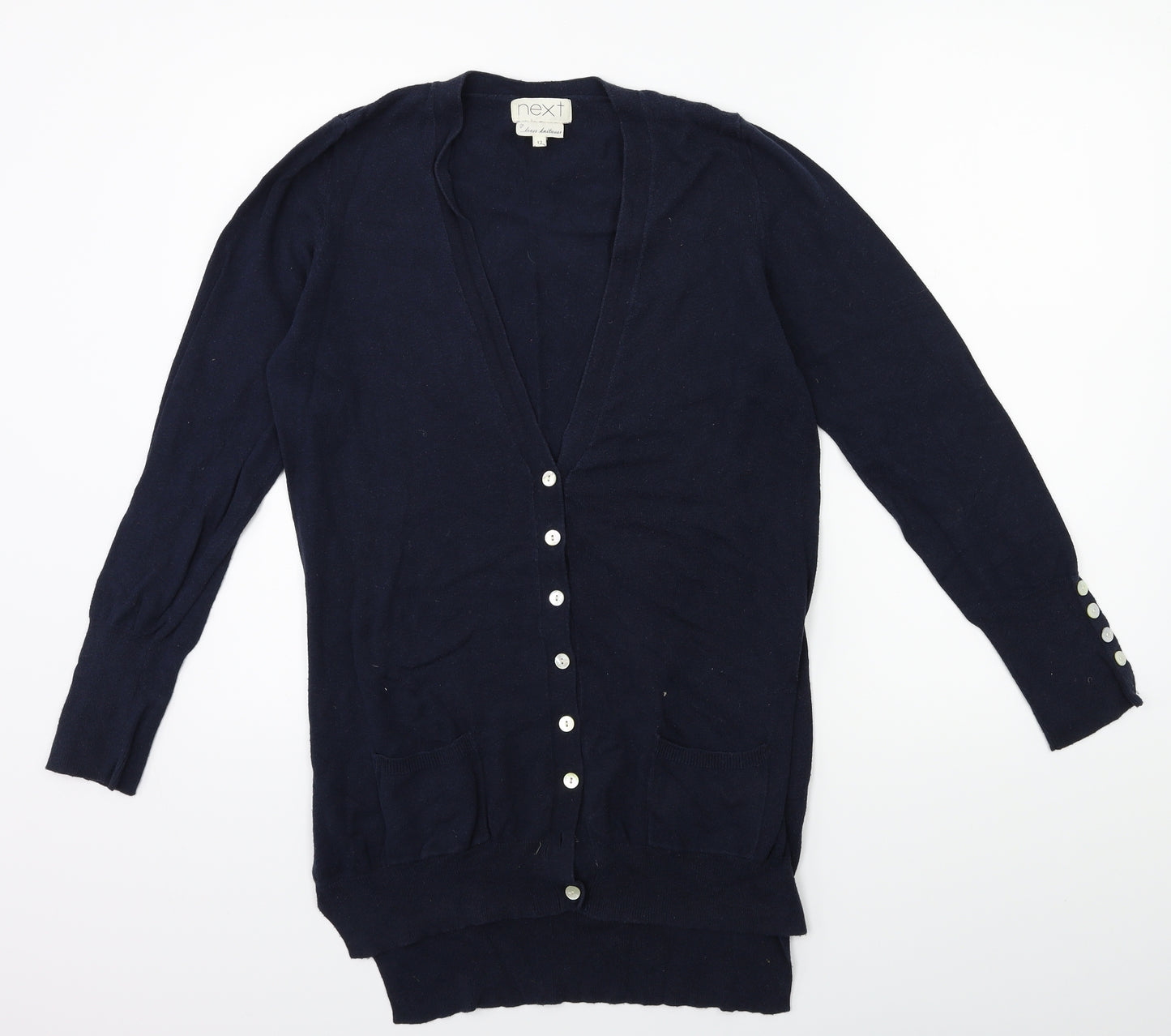 NEXT Womens Blue  Knit Cardigan Jumper Size 12