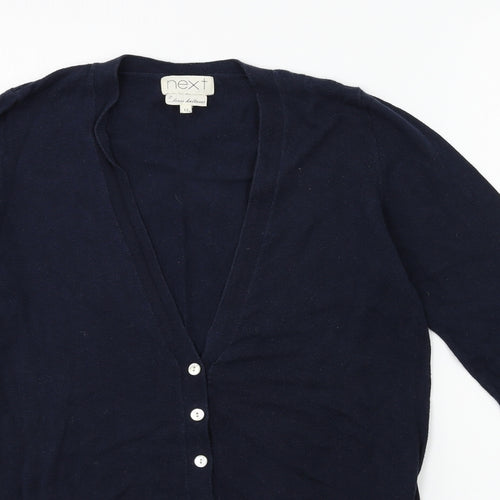 NEXT Womens Blue  Knit Cardigan Jumper Size 12